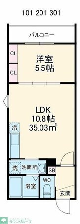 GRADUS鶴ヶ島IIIの物件間取画像